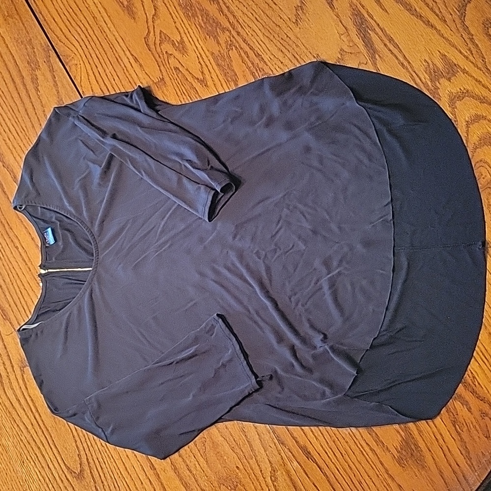 High Low Black Blouse